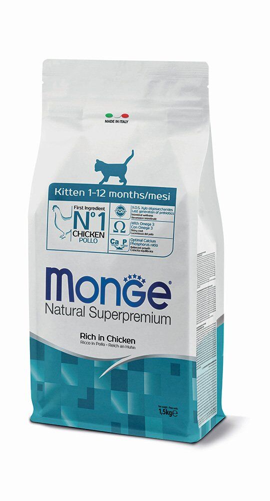 Monge Natural Superpremium Kitten Ricco in Pollo 400g