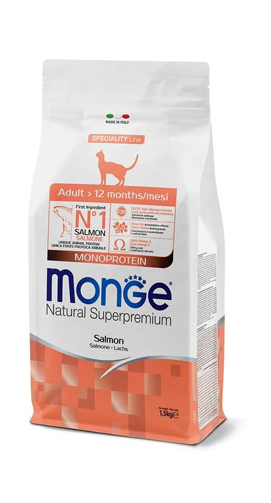 Monge Natural Superpremium Adult Monoprotein Salmone