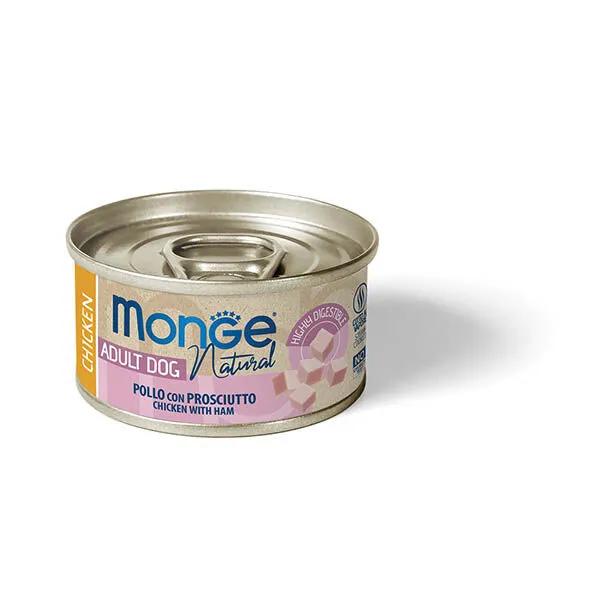 Monge Natural Pollo con Prosciutto 95g