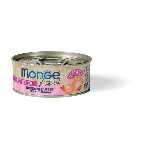 Monge Natural Tonno con Gamberi Jelly 80g