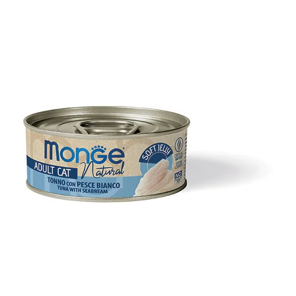 Monge Natural Tonno con Pesce Bianco Jelly 80g