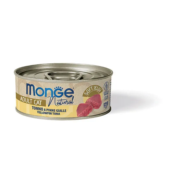 Monge Natural Tonno a Pinne Gialle Jelly 80g
