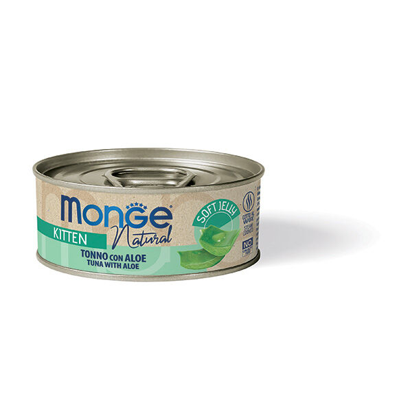 Monge Natural Tonno con Aloe Jelly Kitten 80g