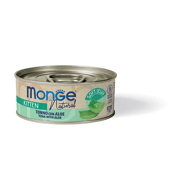 Monge Natural Tonno con Aloe Jelly Kitten 80g