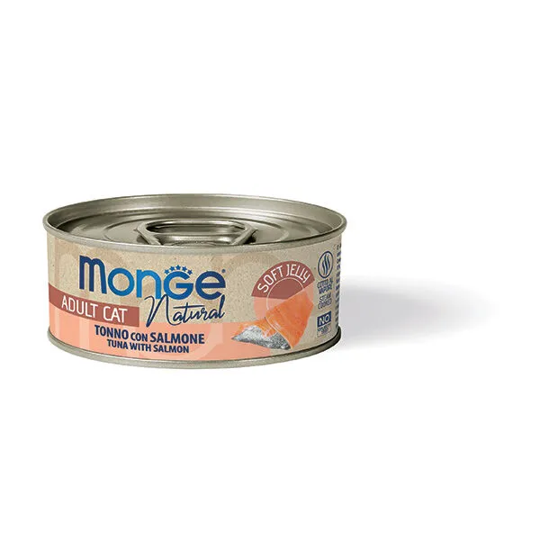 Monge Natural Tonno con Salmone Jelly 80g
