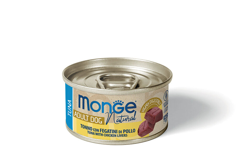 Monge Natural Tonnetto con Fegatini di Pollo 95g