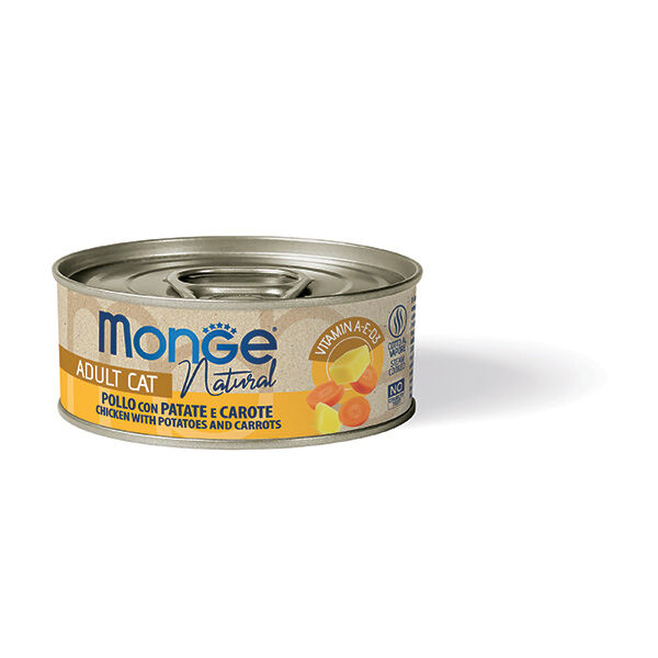 Monge Natural Pollo con Patate e Carote 80g