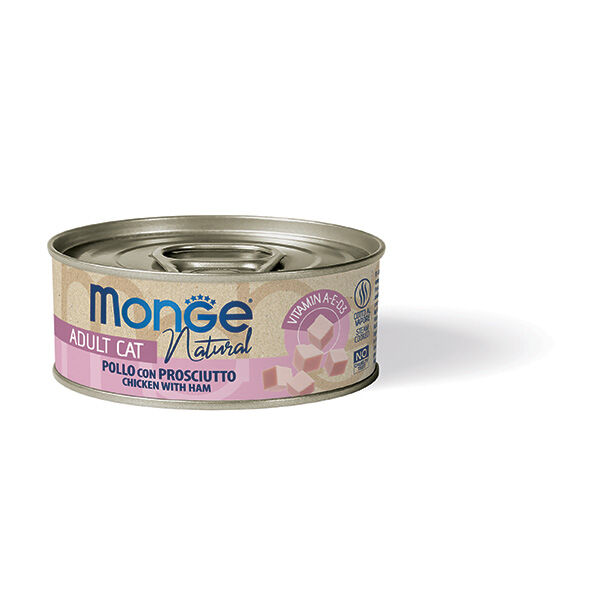 Monge Natural Pollo con Prosciutto 80g