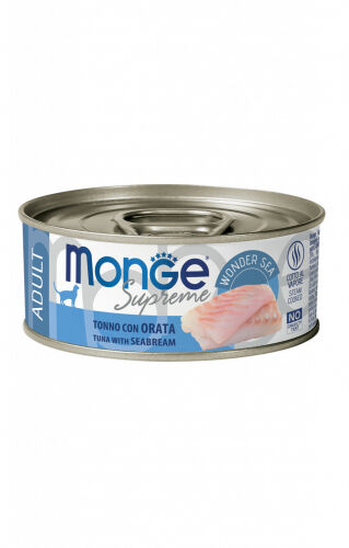 Monge Supreme Lattina 80g Adult Tonno con Orata
