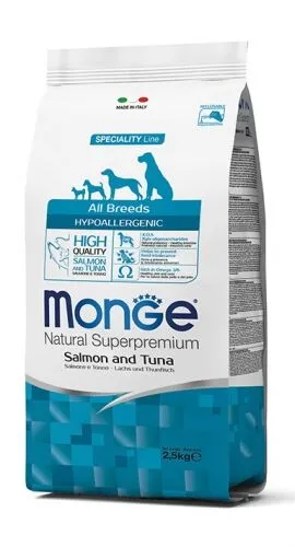 Monge Natural Superpremium All Breeds Adult Hypo con Salmone e Tonno