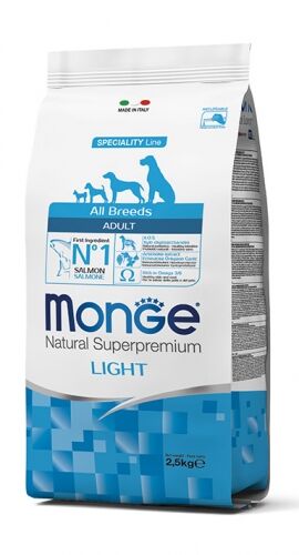 Monge Natural Superpremium All Breeds Adult Light Salmone con Riso 12kg