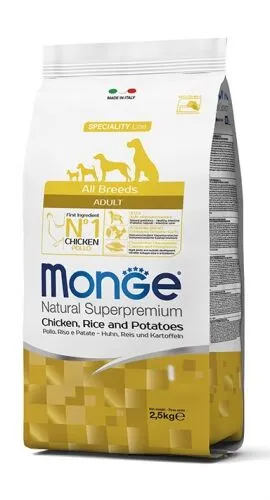 Monge Natural Superpremium All Breeds Adult Monoprotein Pollo con Riso e Patate