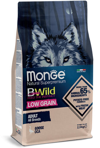Monge BWild Low Grain Adult All Breads Oca 2,5kg