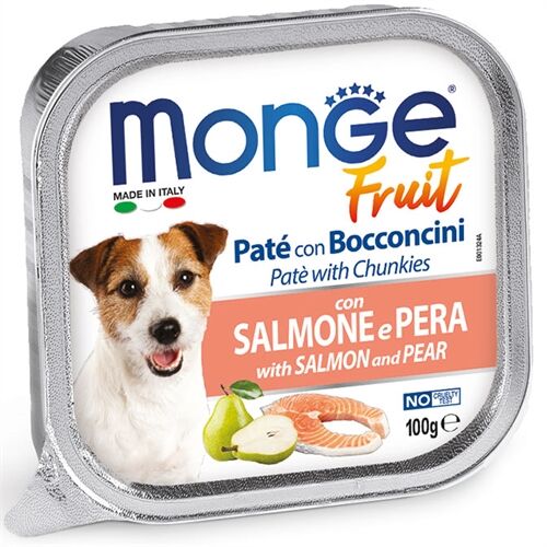 Monge Fruit Paté e Bocconcini 100g Salmone e Pera