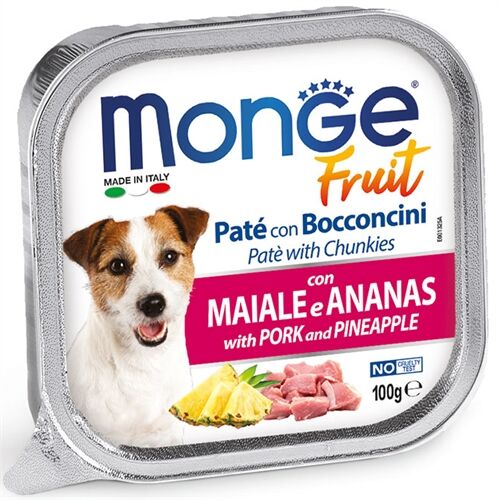 Monge Fruit Paté e Bocconcini 100g Maiale e Ananas