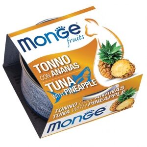 Monge Fruits Pezzetti Lattina 80g Adult Tonno con Ananas