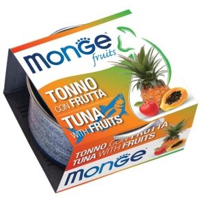 Monge Fruits Pezzetti Lattina 80g Adult Tonno con Frutta