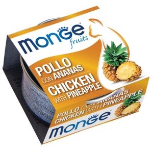 Monge Fruits Pezzetti Lattina 80g Adult Pollo con Ananas