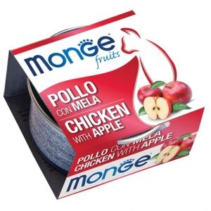 Monge Fruits Pezzetti Lattina 80g Adult Pollo con Mela