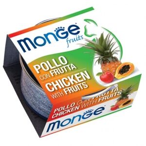 Monge Fruits Pezzetti Lattina 80g Adult Pollo con Frutta