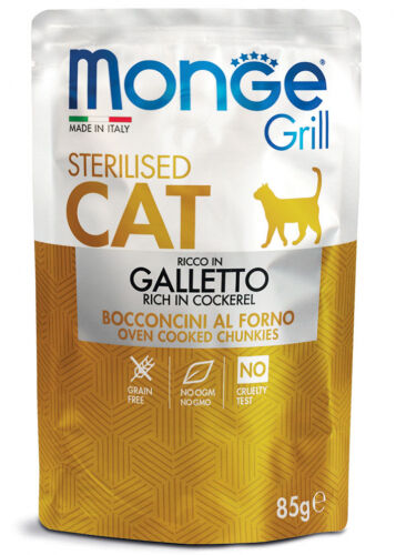 Monge Grill Bocconcini In Jelly 85g Sterilised Ricco in Galletto