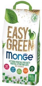 Monge Easy Green Lettiera Vegetale Agglomerante per Gatti 10lt