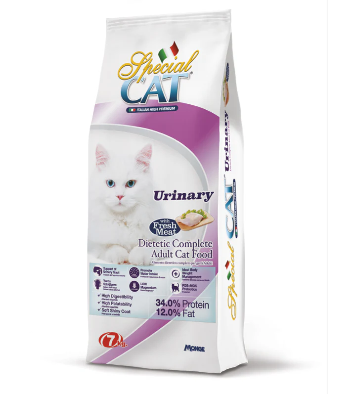 Special Cat Urinary 7kg – Crocchette Complete per Gatti Adulti con Supporto alle Vie Urinarie
