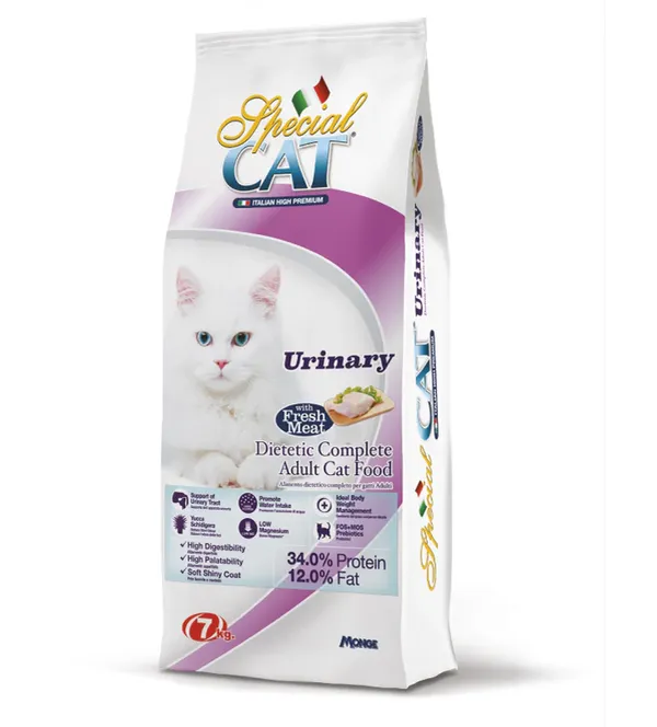 Special Cat Urinary 7kg – Crocchette Complete per Gatti Adulti con Supporto alle Vie Urinarie