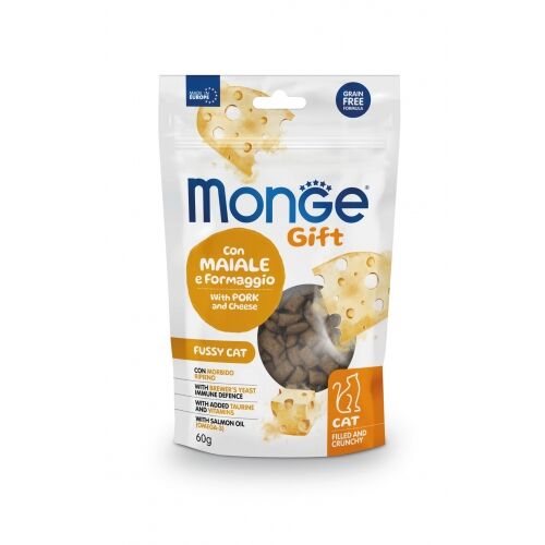 Monge Gift Ripieno e Croccante 60g Exigent con Maiale e Formaggio