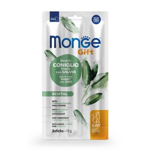 Monge Gift Soft Stick 15g Dental con Coniglio e Salvia