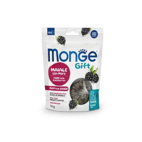 Monge Gift Super "M" 150g Puppy & Junior Maiale con More