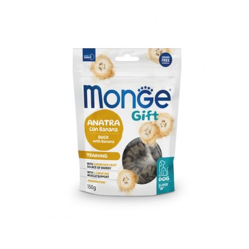 Monge Gift Super "M" 150g Training Anatra con Banana
