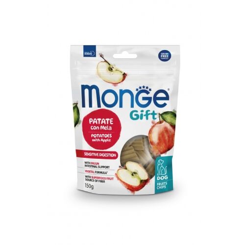 Monge Gift Super "M" 150g Sensitive Digestion Patate con Mela Fruits Chips
