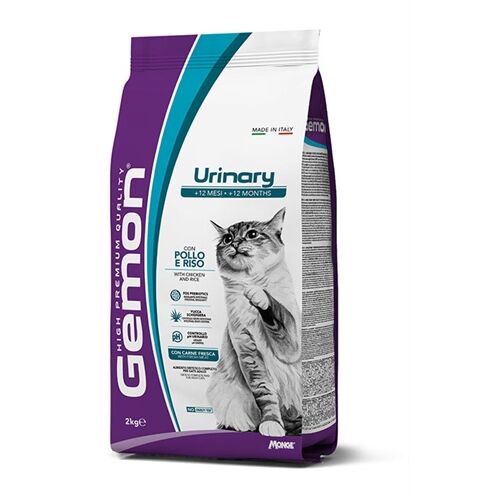 Gemon Urinary Crocchette per Gatti Adulti con Pollo e Riso – Supporto al Benessere delle Vie Urinarie 7kg