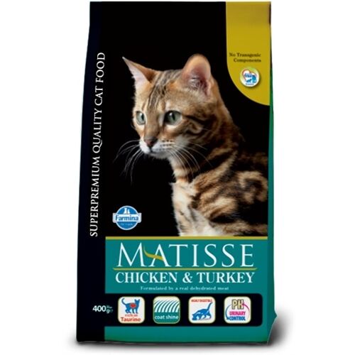 Matisse Adult Pollo, Tacchino e Verdure 10Kg – Crocchette Complete per Gatti Adulti