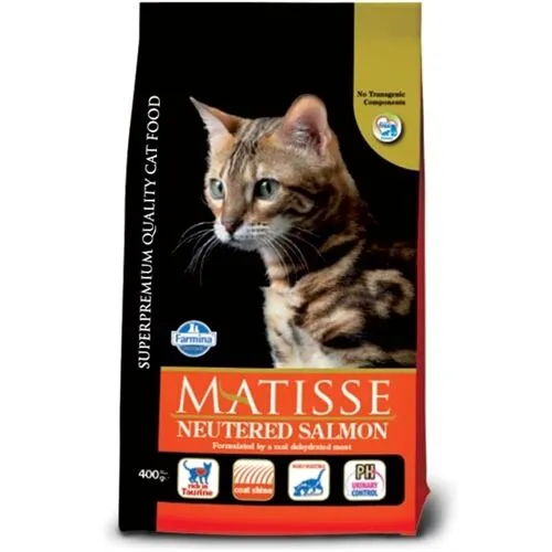 Matisse Neutered con Salmone – Crocchette Complete per Gatti Sterilizzati