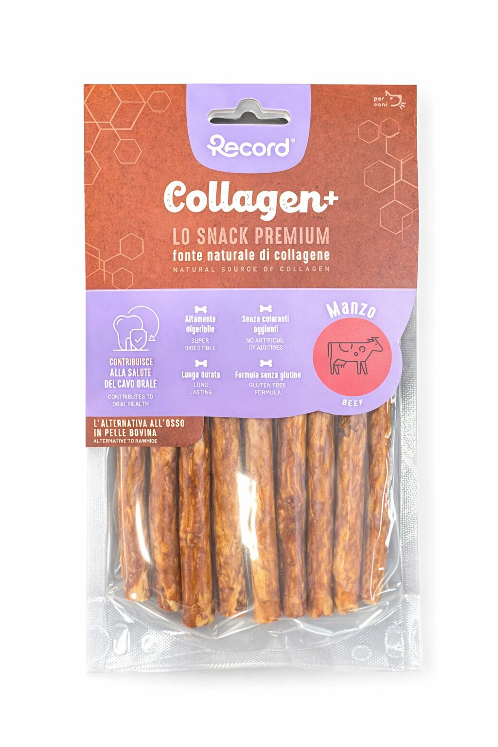 Record Stick Collagen+ Manzo 60g