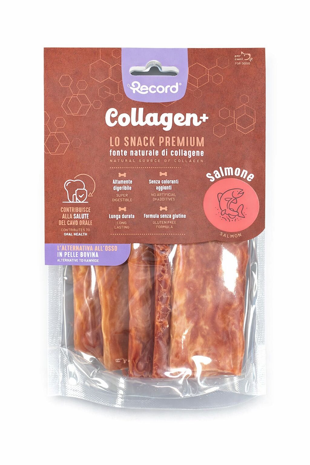 Record Snack Collagen+ Crackers Salmone 90g