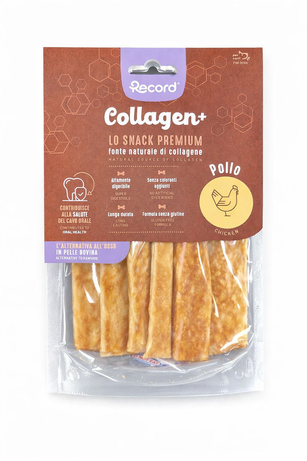 Record Snack Collagen+ Crackers Pollo 90g