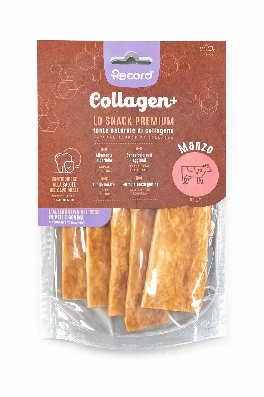 Record Snack Collagen+ Crackers Manzo 90g