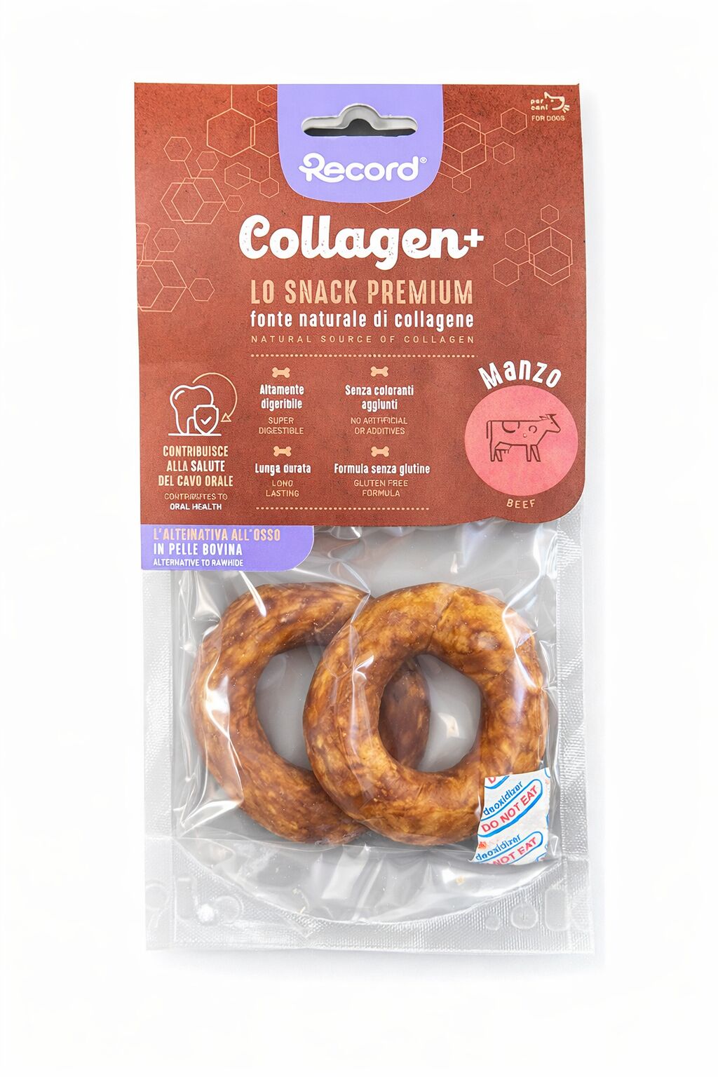 Record Snack Ciambella Collagen+ di Manzo 100g