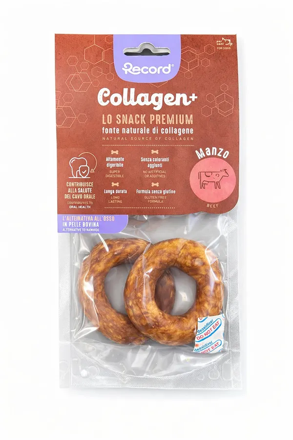 Record Snack Ciambella Collagen+ di Manzo 100g