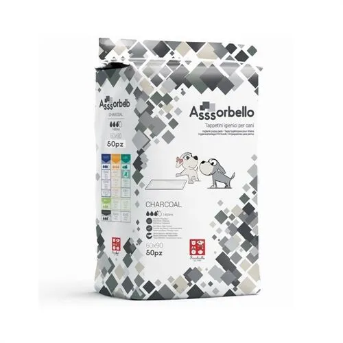 Assorbello Traverse Igieniche per Cani ai Carboni Attivi 60x90cm – 50 Pezzi