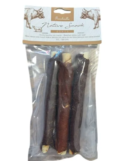 Ferribiella Cicche Bianche con Manzo XXL 3pcs