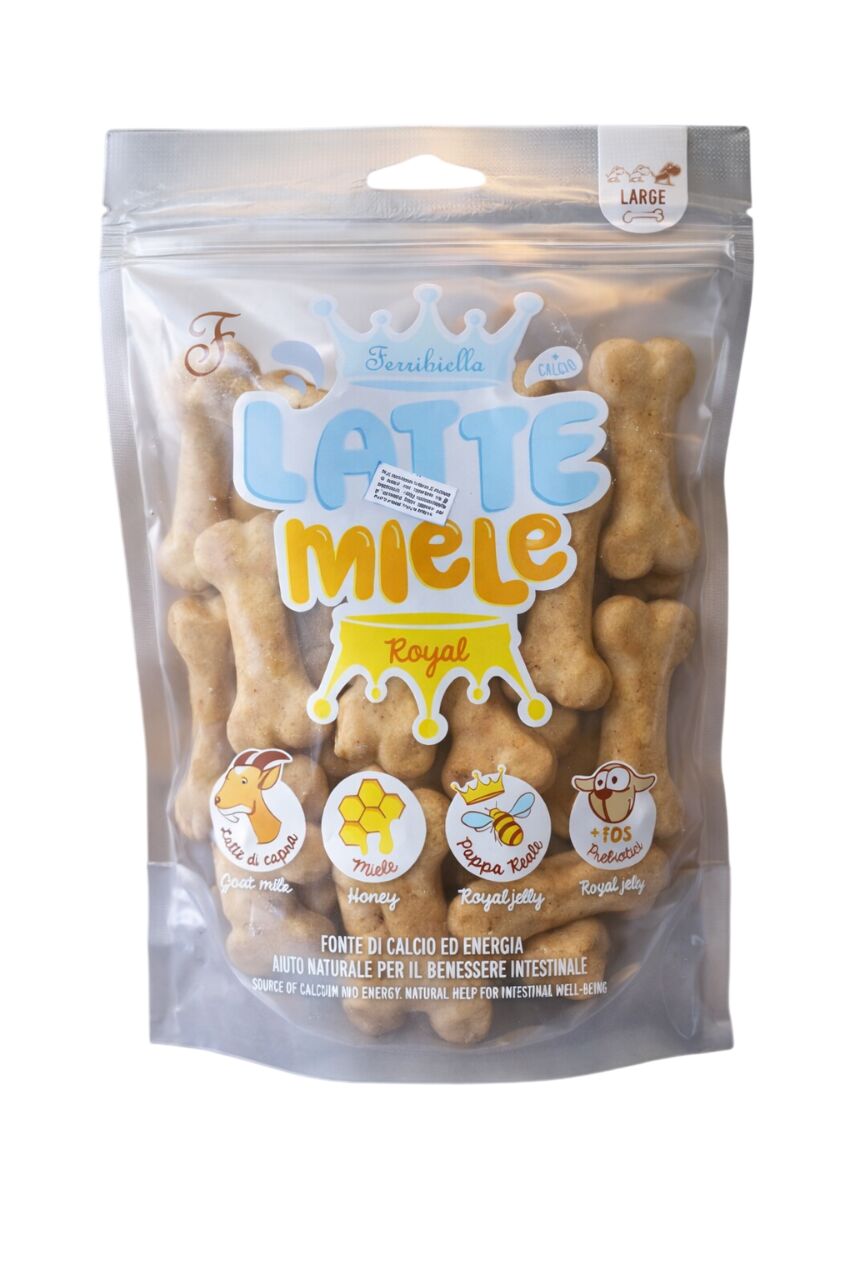 Ferribiella Snack Latte e Miele, Large 5pcs
