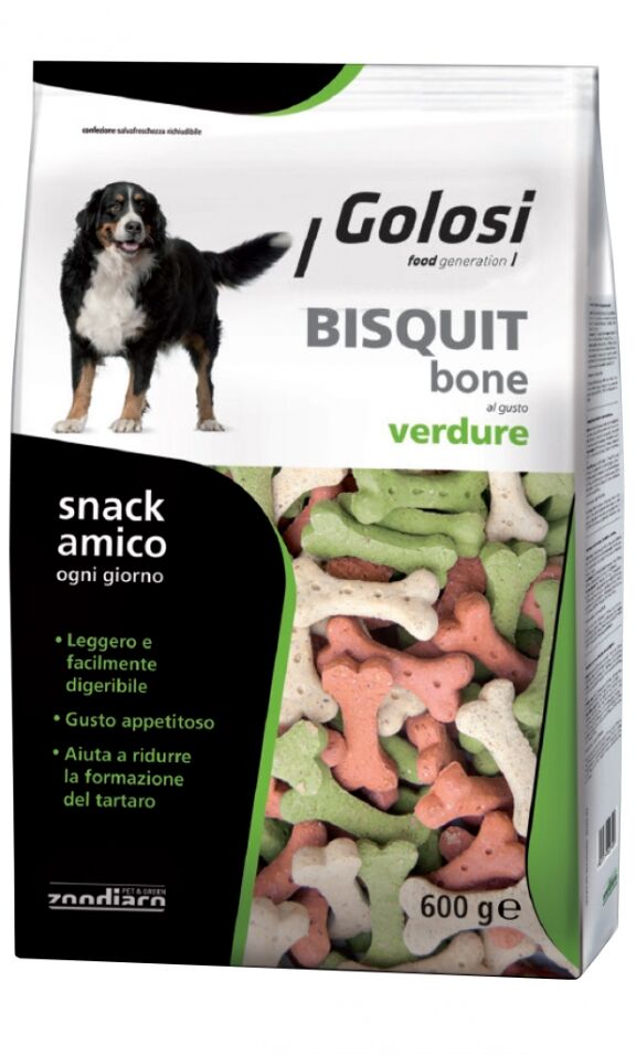 Golosi Bisquit Bone Verdure 600g