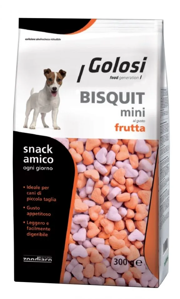 Golosi Bisquit Mini Frutta 300g