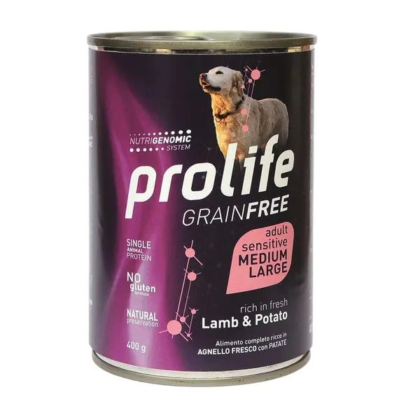 Prolife Sensitive GrainFree Agnello e Patate 400g