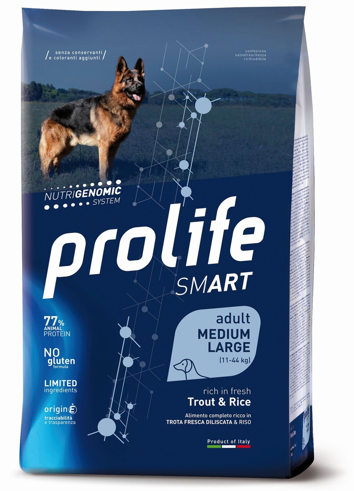 Prolife Smart Adult Medium e Large Trota e Riso 2,5kg