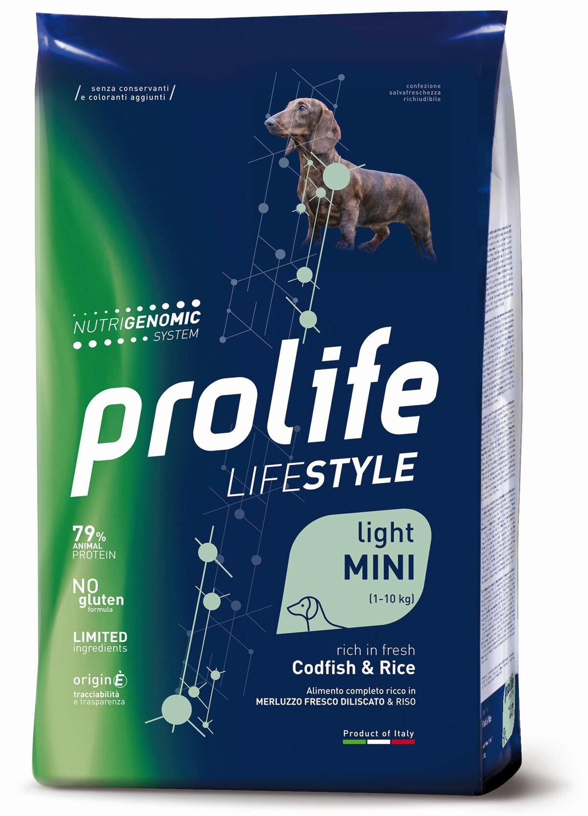 Prolife LifeStyle Adult Mini Light Merluzzo e Riso 2kg